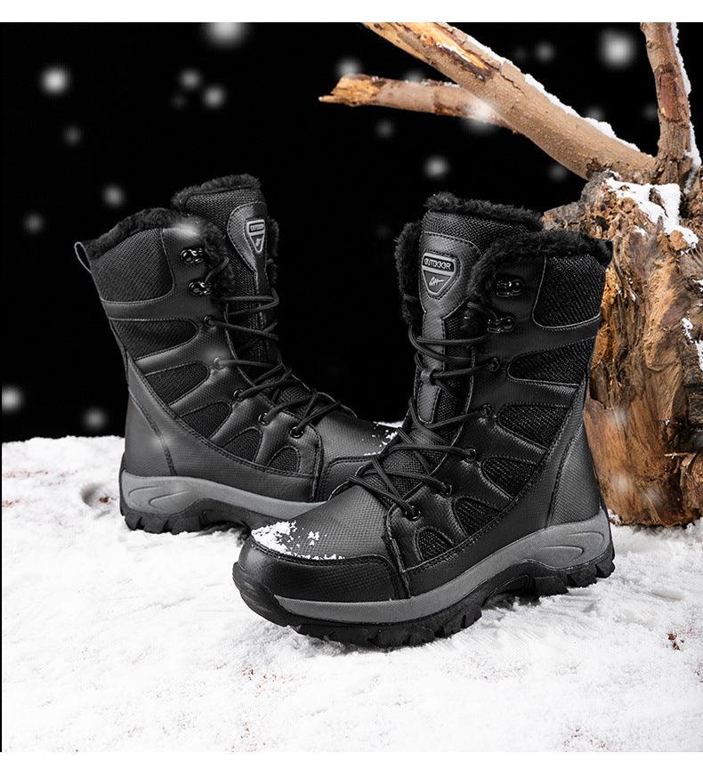 Winter Plus Velvet Army Boots for Mens