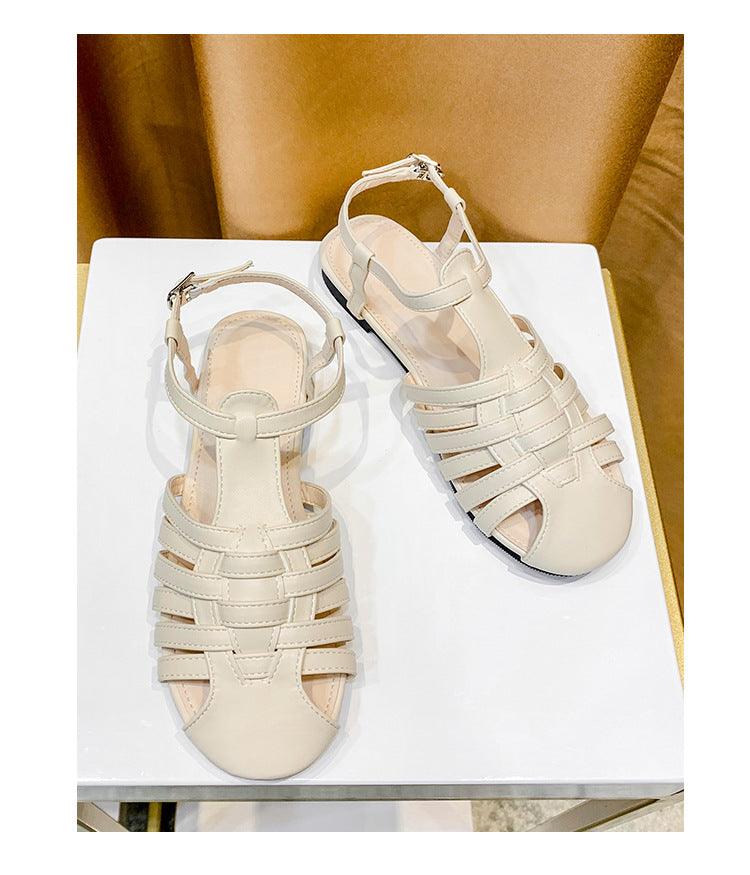 Summer Baotou Flat Sandals Versatile Tide Fairy - Trendha