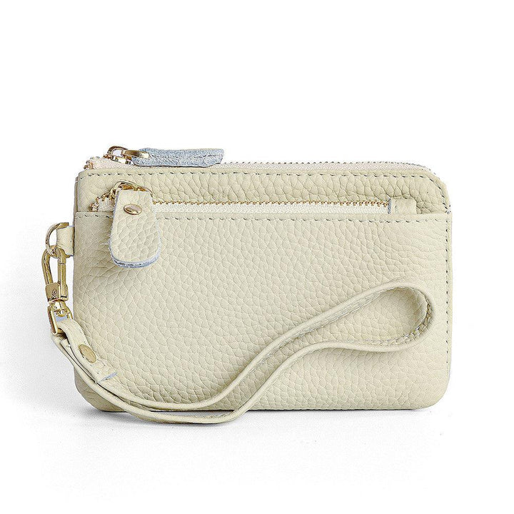 Leather Ladies Wallet Fashion Zipper Coins Wallet - Trendha