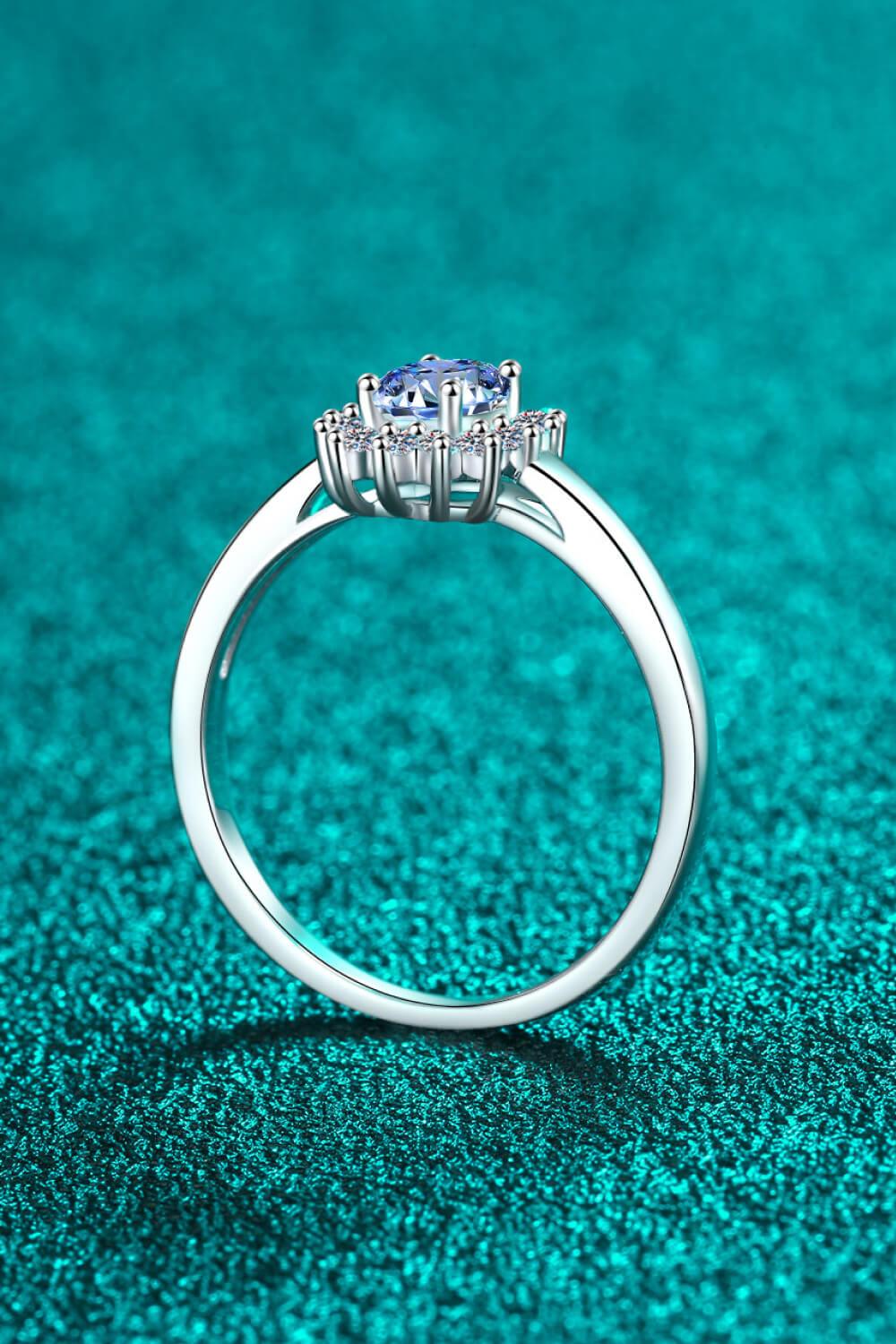 On My Own Moissanite Ring - Trendha
