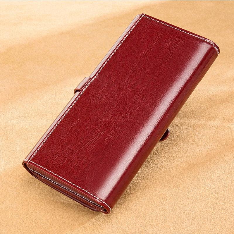 Large capacity leather hand bag - Trendha