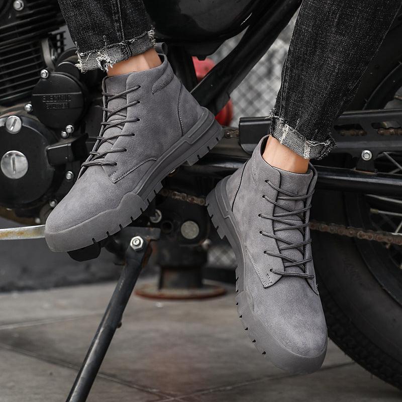 British style tooling Martin boots - Trendha