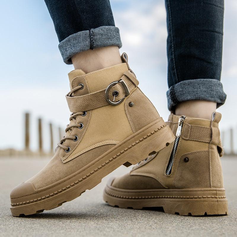 High-top tooling boots - Trendha