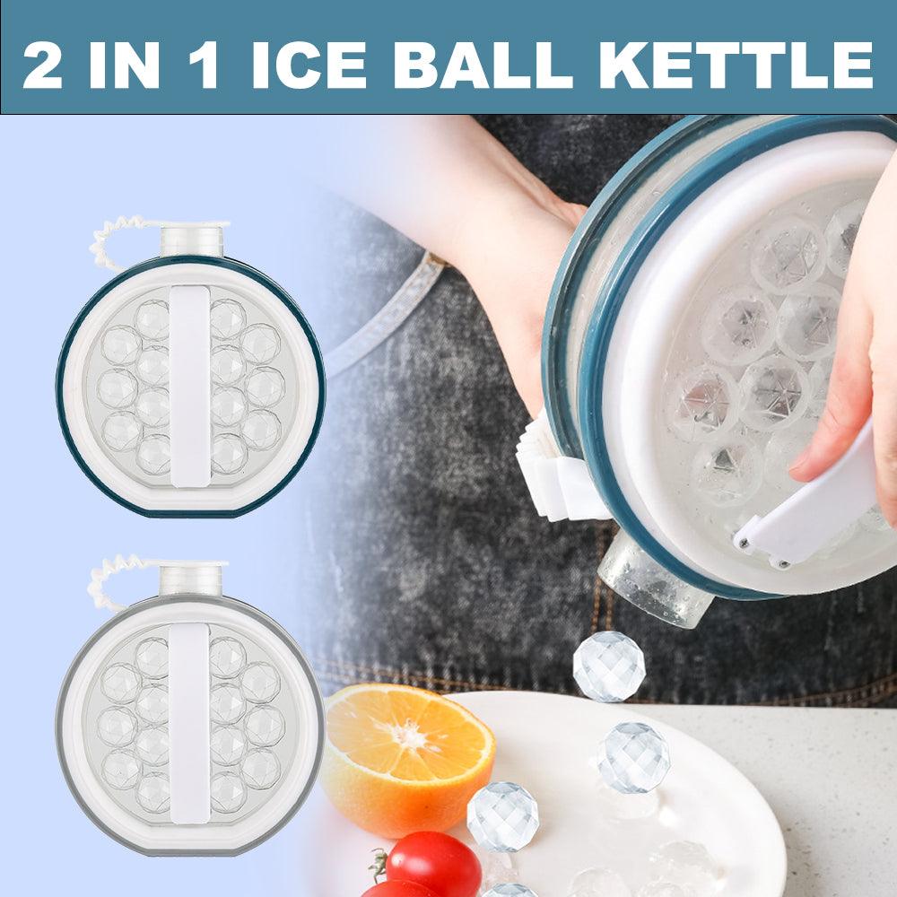 2 In 1 Portable Creative Ice Bottle Cold Kettle Household Ice Grid Frozen Ice Box Ice Cream Tools Bar Ice Ball Maker Kitchen Gadgets - Trendha