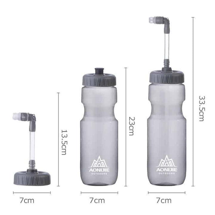 700ml Outdoor Travel Water Bottle with Straw - Trendha