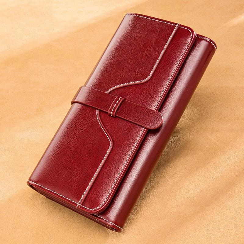 Large capacity leather hand bag - Trendha