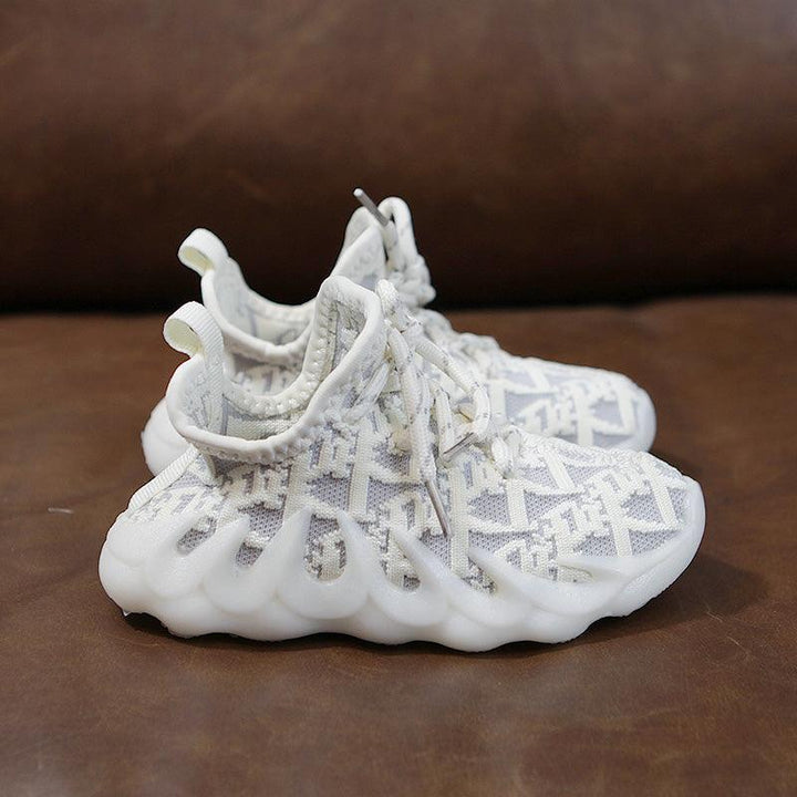 Breathable Mesh Girls' Sports Shoes Baby Soft Sole Trendy Shoes - Trendha