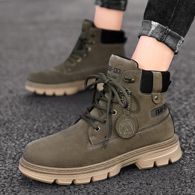 Desert Rhubarb Boots Thick-soled Increased Casual Men's Shoes - Trendha