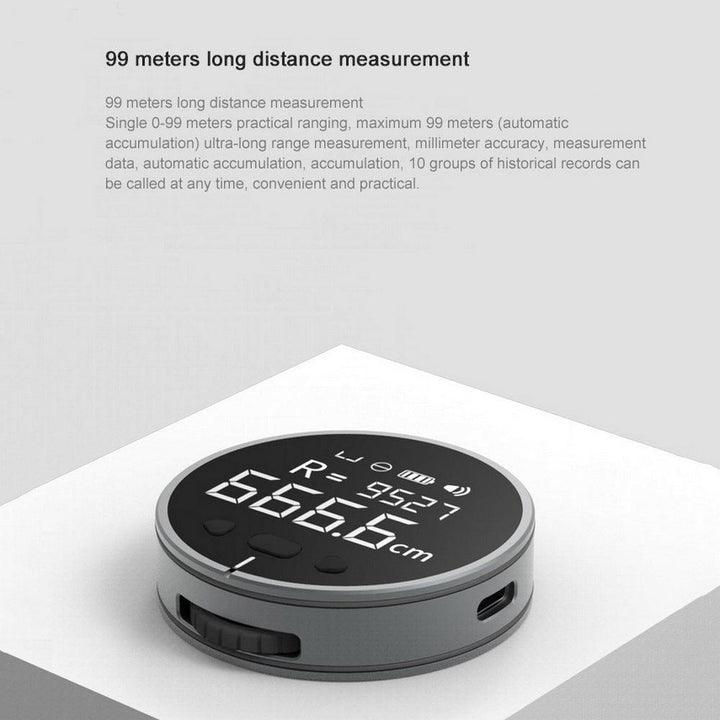 Distance Measuring Instrument Electronic Measuring Ruler Tape Measure High Definition Digital LCD High Precision Electronic Measuring Ruler Tool - Trendha