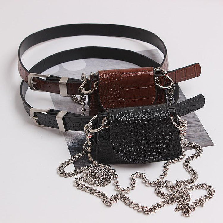 Chain Crossbody Bag Pattern Bead - Trendha
