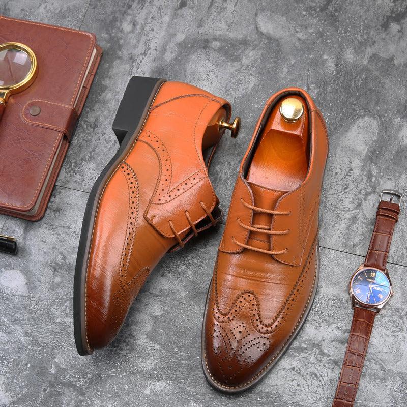 Fashion Men's Shoes With Laces Fashion Casual Leather - Trendha