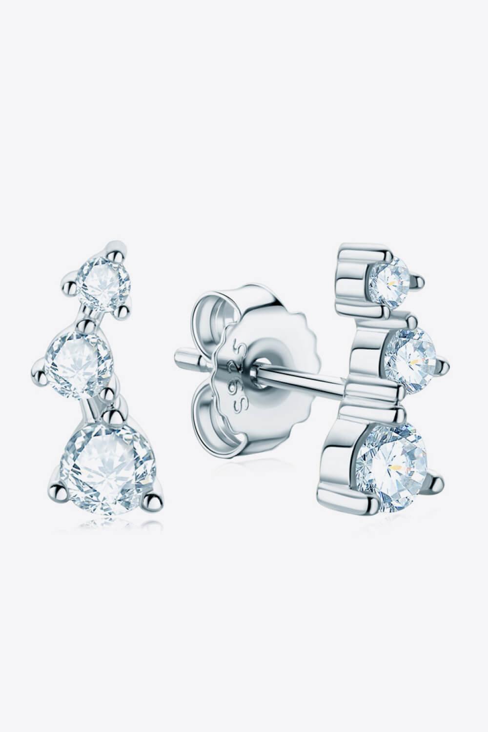 Your Way Moissanite Stud Earrings - Trendha