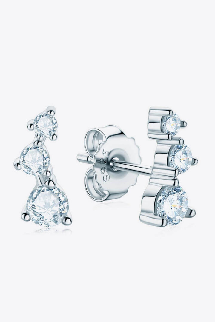Your Way Moissanite Stud Earrings - Trendha