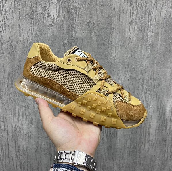 Air Cushion Soft Sole Fabric Breathable White Shoes - Trendha