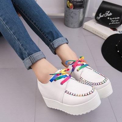 Little leather shoes female 2021 spring new wave Student Korean version of the British style brand shoes, casual shoes, women's shoes. - Trendha