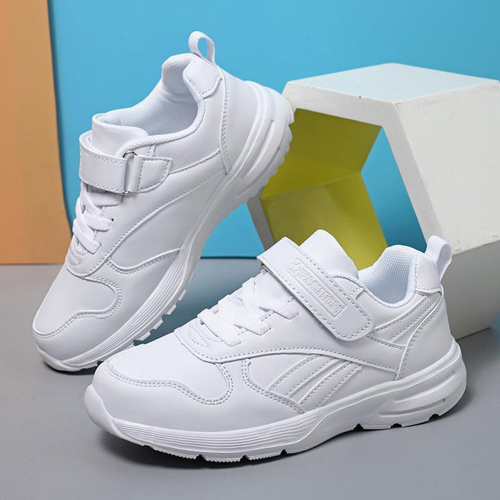 Spring Leather Waterproof Children's Sneakers - Trendha