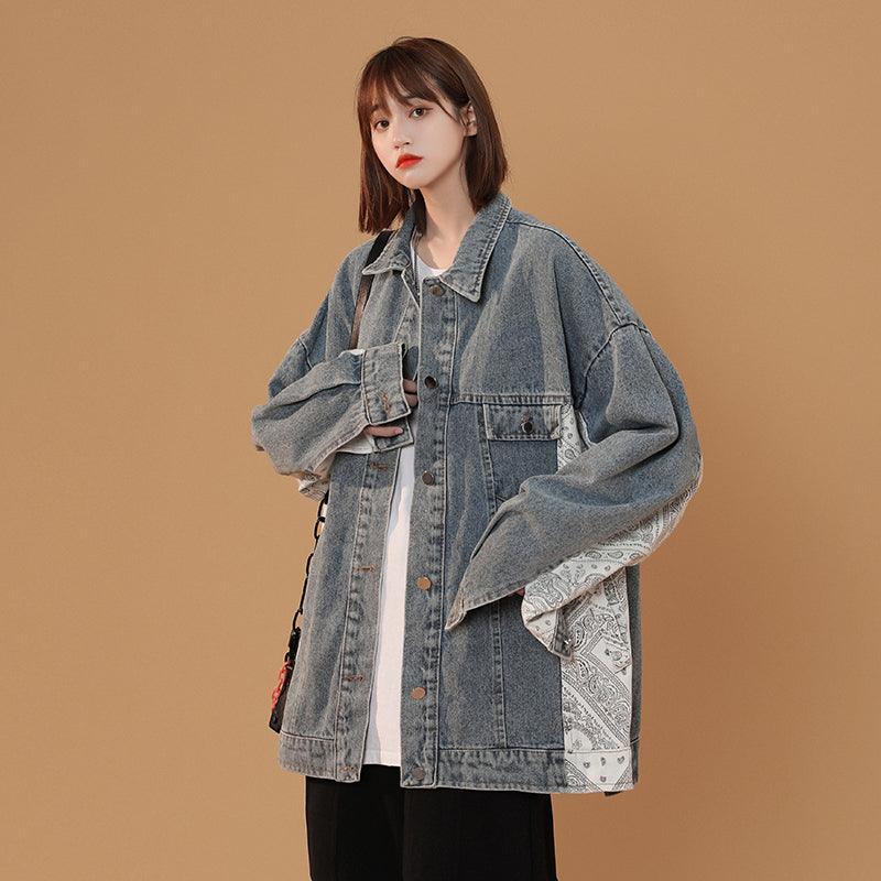 Women's Denim Jacket Loose Korean Style New Spring And Autumn Thin Top - Trendha