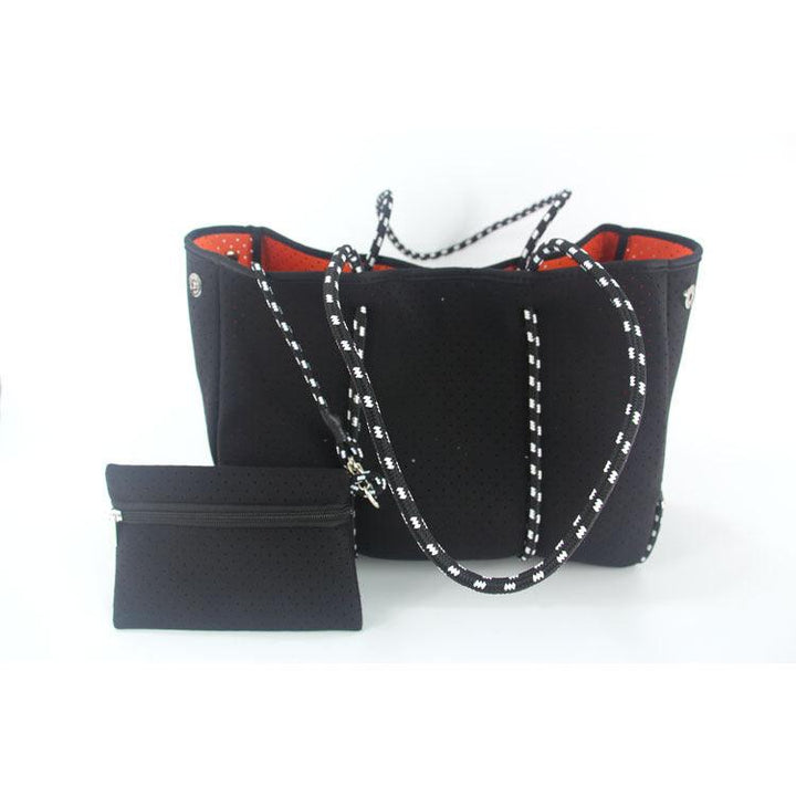 European And American Fashion Beach Bag Fashion Large-capacity Shoulder Bag Neoprene - Trendha