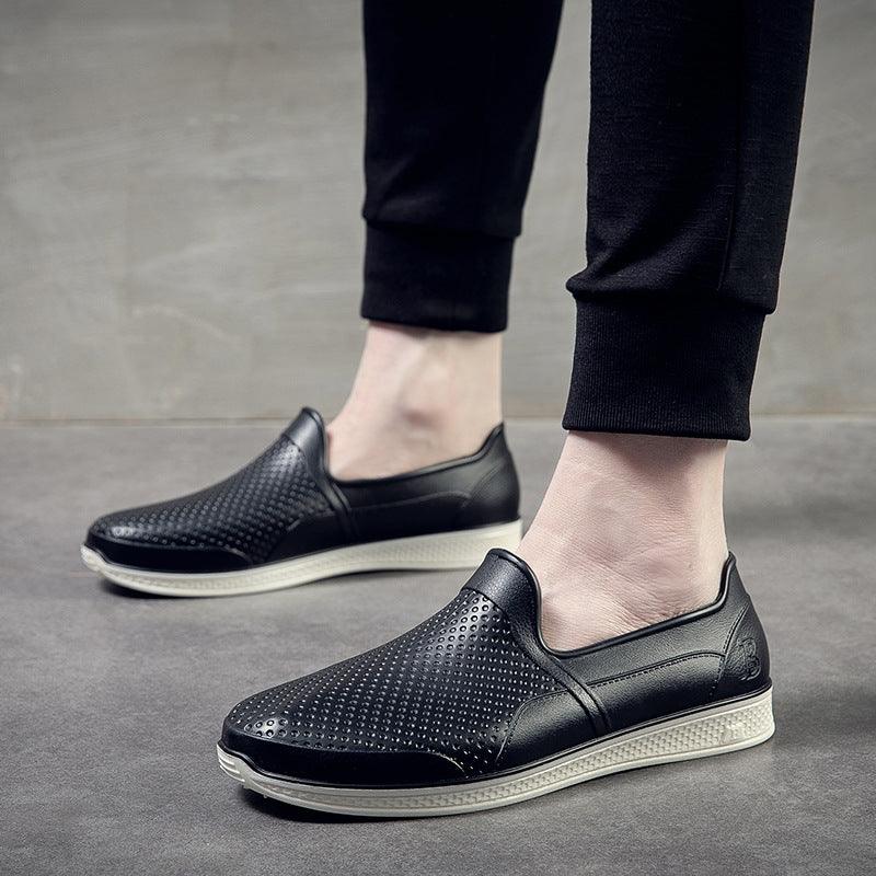 Fashion Casual Men's Non-slip Low-top Rain Boots