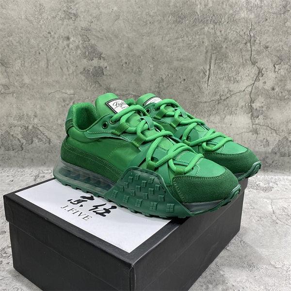 Air Cushion Soft Sole Fabric Breathable White Shoes - Trendha