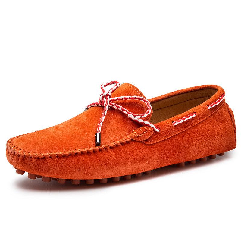 Men's Fashion Casual Bowknot Ribbon Personality Peas Shoes - Trendha