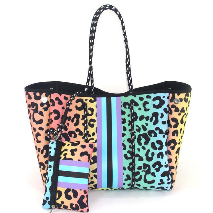 European And American Fashion Beach Bag Fashion Large-capacity Shoulder Bag Neoprene - Trendha
