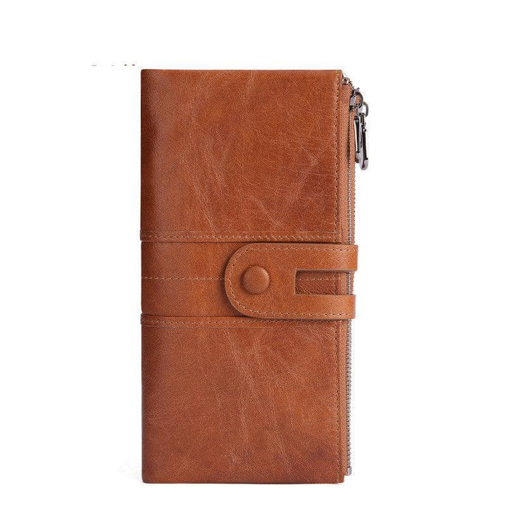 Genuine leather ladies clutch - Trendha
