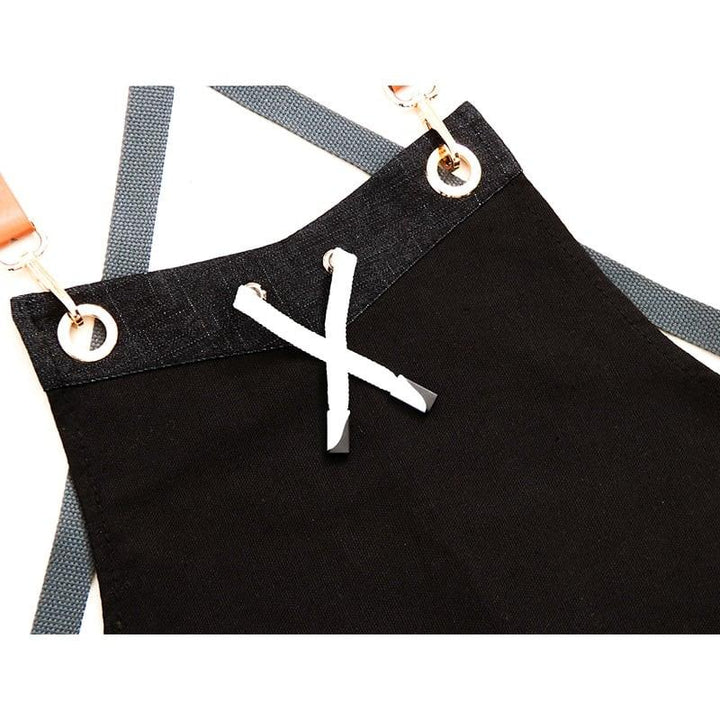 Black Restaurant Barista Apron - Trendha
