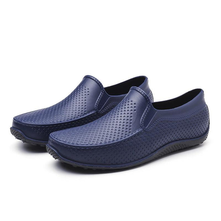 Men's Simple Casual PVC Short Rain Boots - Trendha