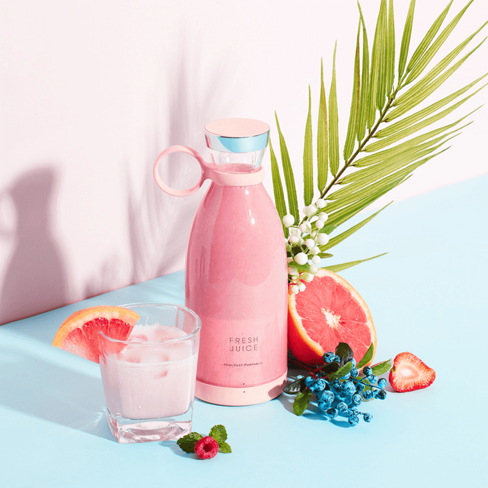 350ML Electric Juicer Blender Mixer USB Rechargeable Machine Household Portable Blender Maker Cup Kitchen Tool Kit - Trendha