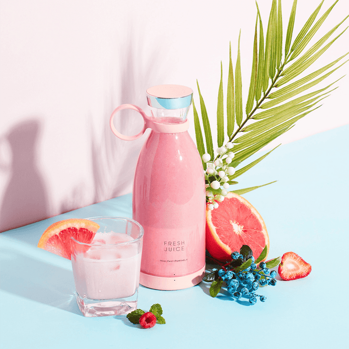 350ML Electric Juicer Blender Mixer USB Rechargeable Machine Household Portable Blender Maker Cup Kitchen Tool Kit - Trendha