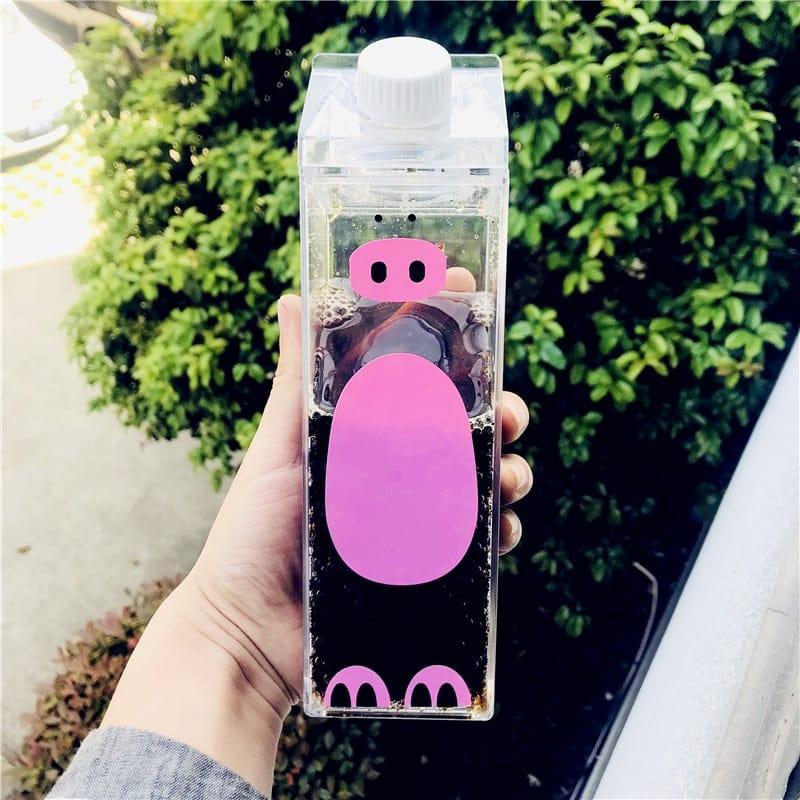 Cartoon Animals Patterned Water Bottles - Trendha