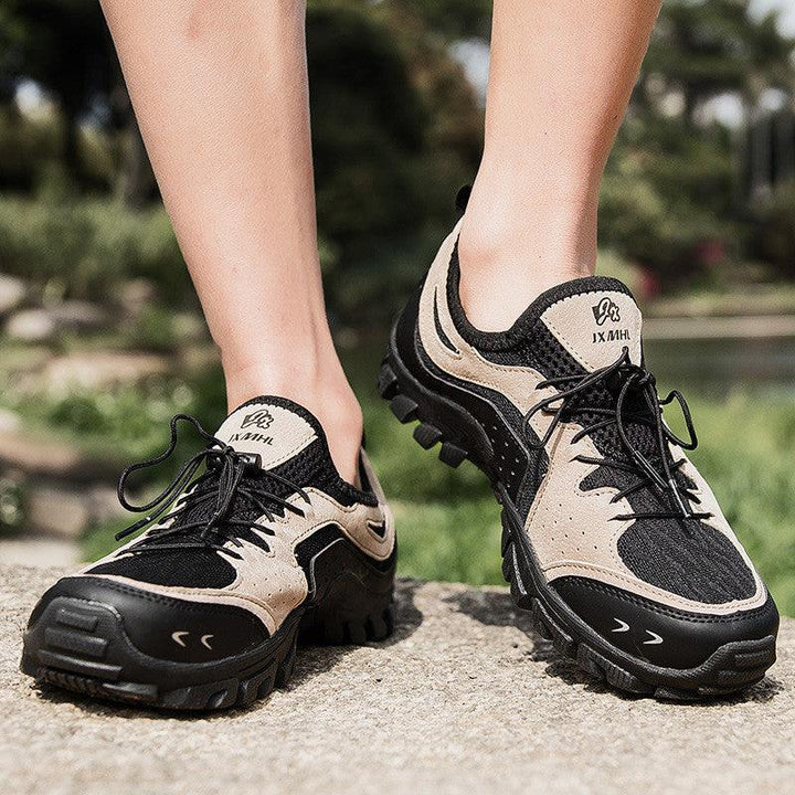 Couple Summer Hiking Outdoor Mesh British Low-top Shoes - Trendha
