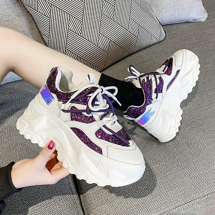 Korean Women's Shoes With Thick Soles - Trendha