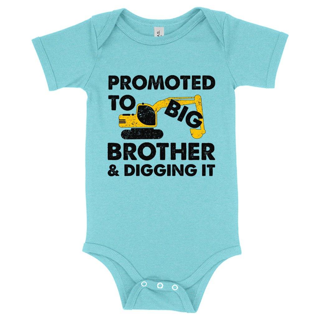 Baby Promoted to Big Brother Onesie - Big Brother Onesie Announcement - Pregnancy Announcement Onesies