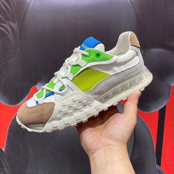 Air Cushion Soft Sole Fabric Breathable White Shoes - Trendha