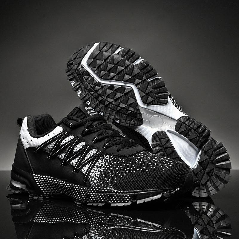 Men's Breathable Lightweight Flying Knit Shoes Sports Casual Shoes