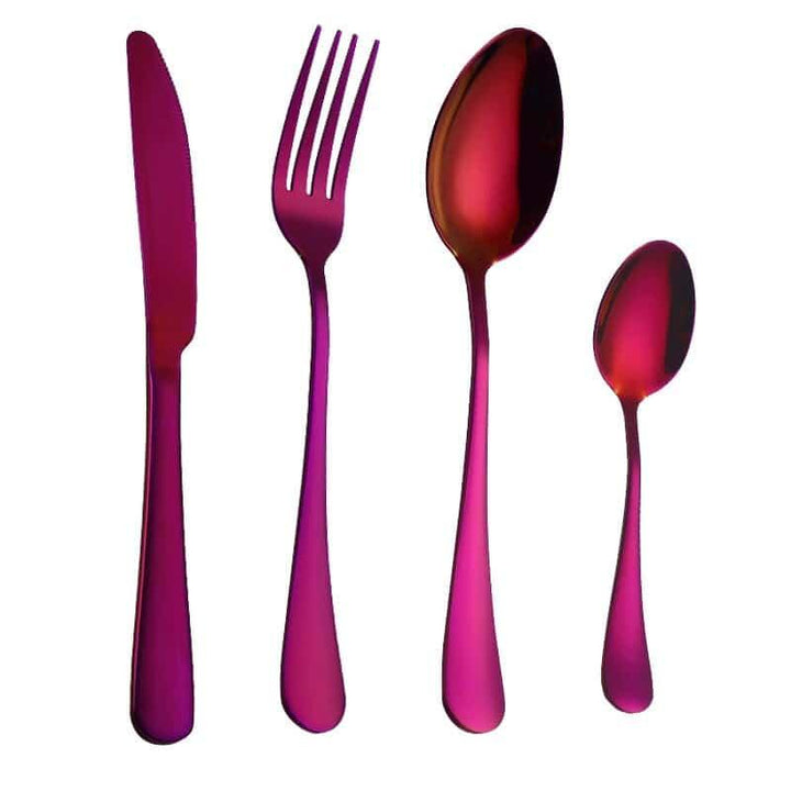 Eco-Friendly Stainless Steel Tableware 4 pcs Set - Trendha