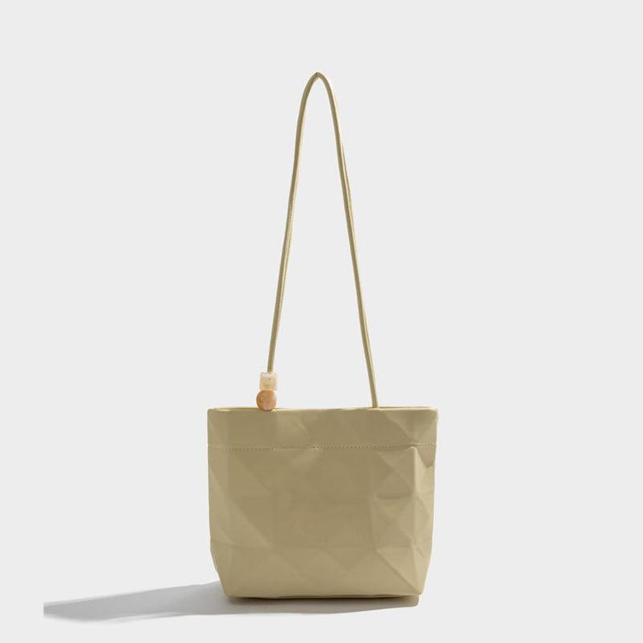 Light Luxury Niche Bucket Tote Bag - Trendha