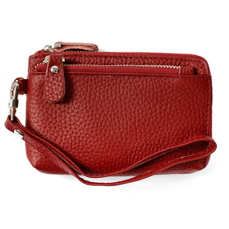 Leather Ladies Wallet Fashion Zipper Coins Wallet - Trendha