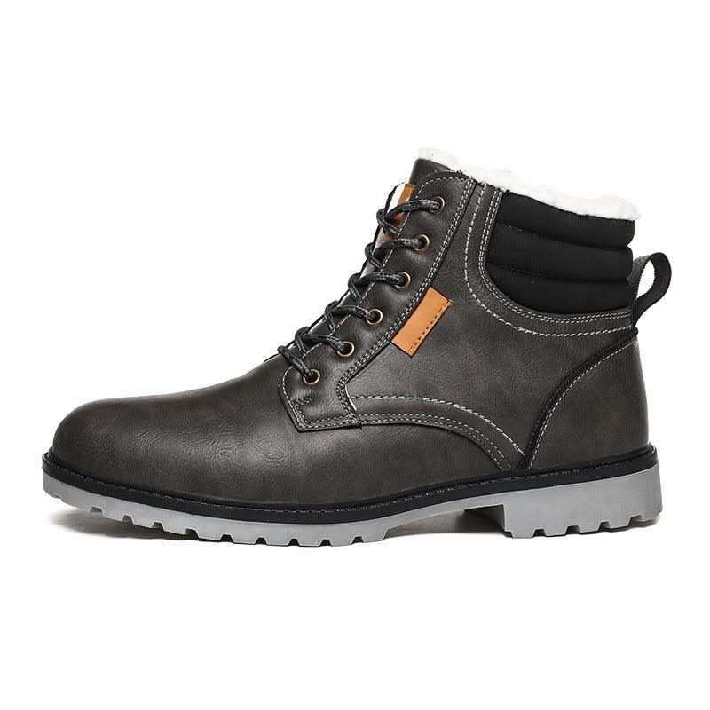 New Winter Outdoor Hiking Shoes Large Size High Top - Trendha