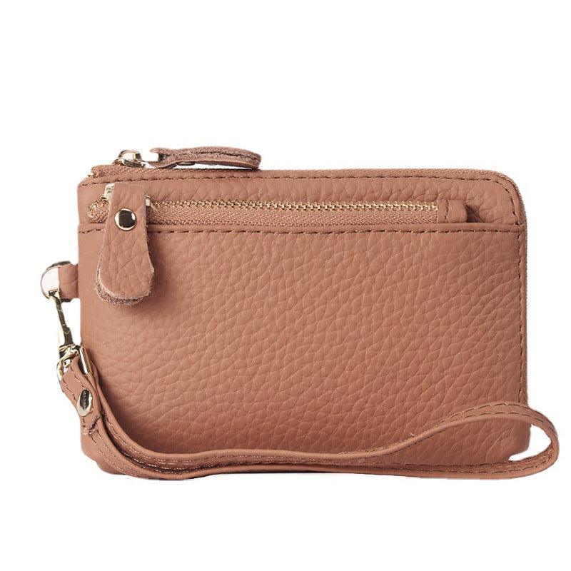 Leather Ladies Wallet Fashion Zipper Coins Wallet - Trendha