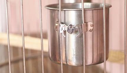 Large Vintage Stainless Steel Bird Cage - Trendha