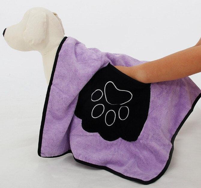 Microfiber Colorful Bath Towel for Pets - Trendha