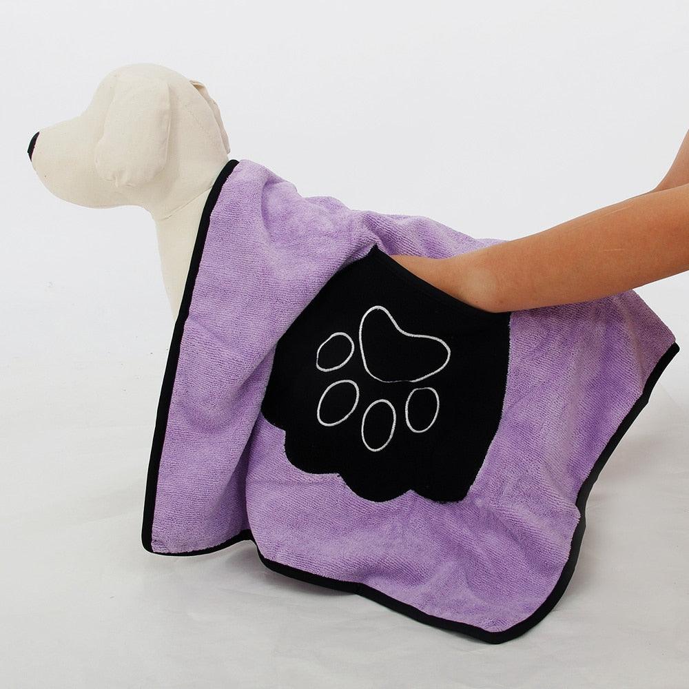 Microfiber Colorful Bath Towel for Pets - Trendha