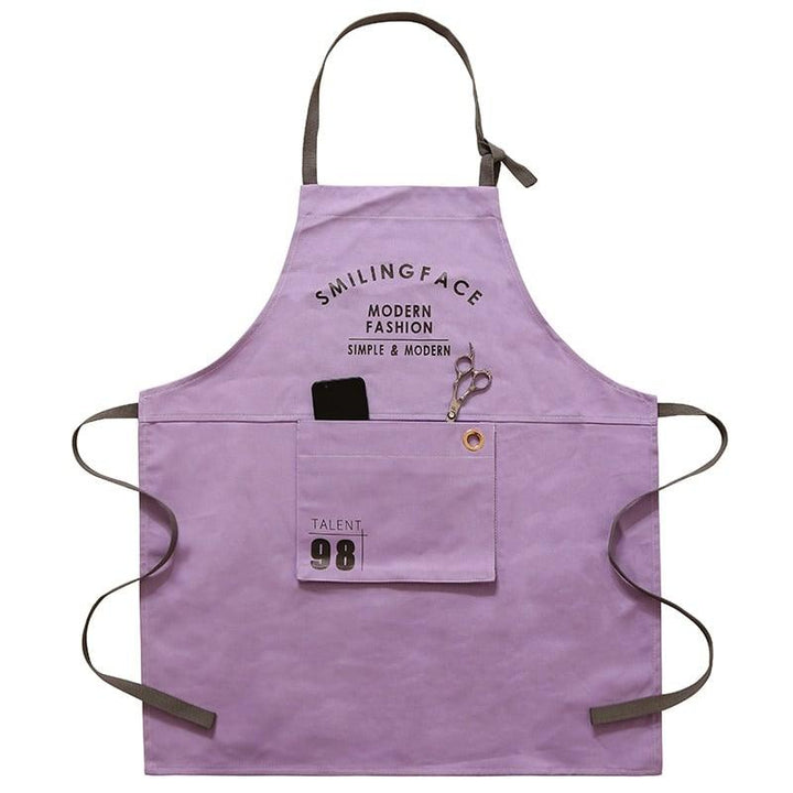 Nordic Style Canvas Barista Apron - Trendha