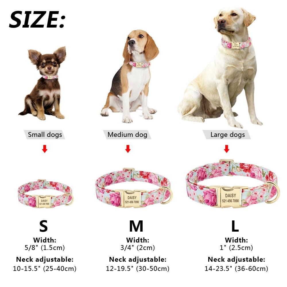 Nylon Engraved Nameplate Collar - Trendha