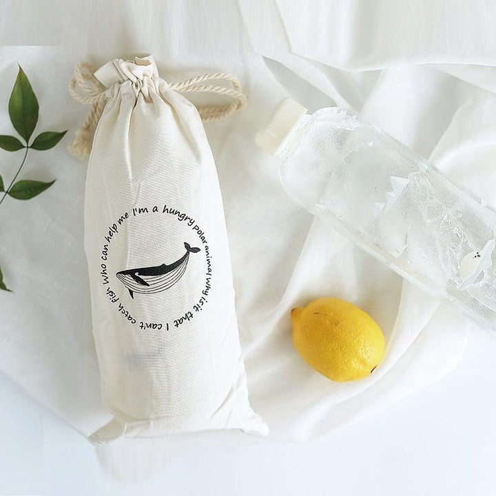 Ocean Creature Printed Water Bottle - Trendha