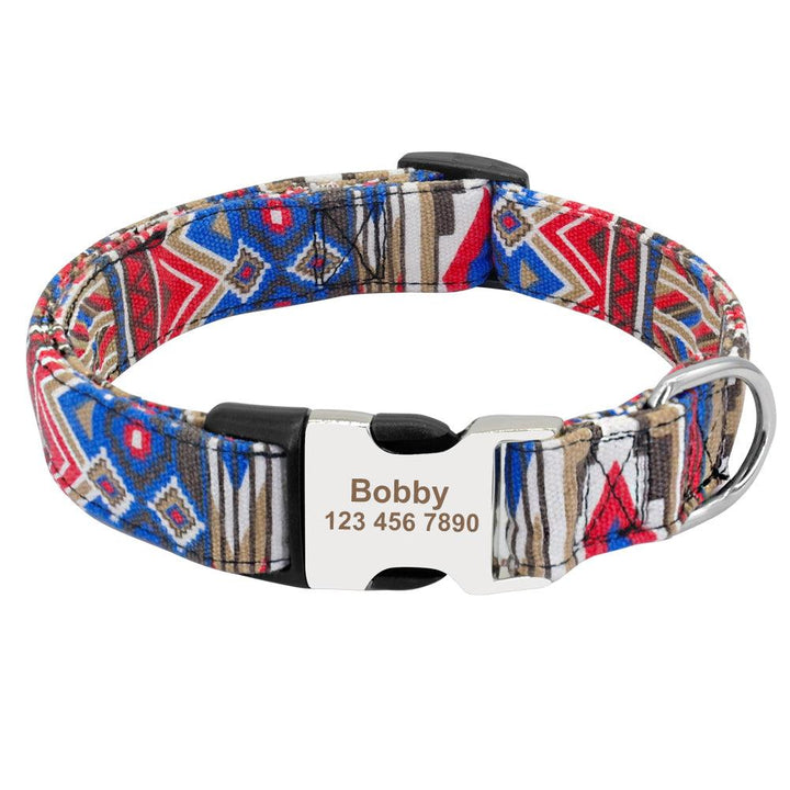 Personalized Nylon Tag Collar - Trendha
