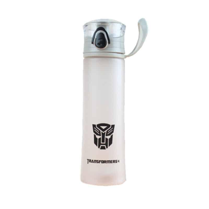 Portable Fitness Water Bottle with Superheroes Print - Trendha